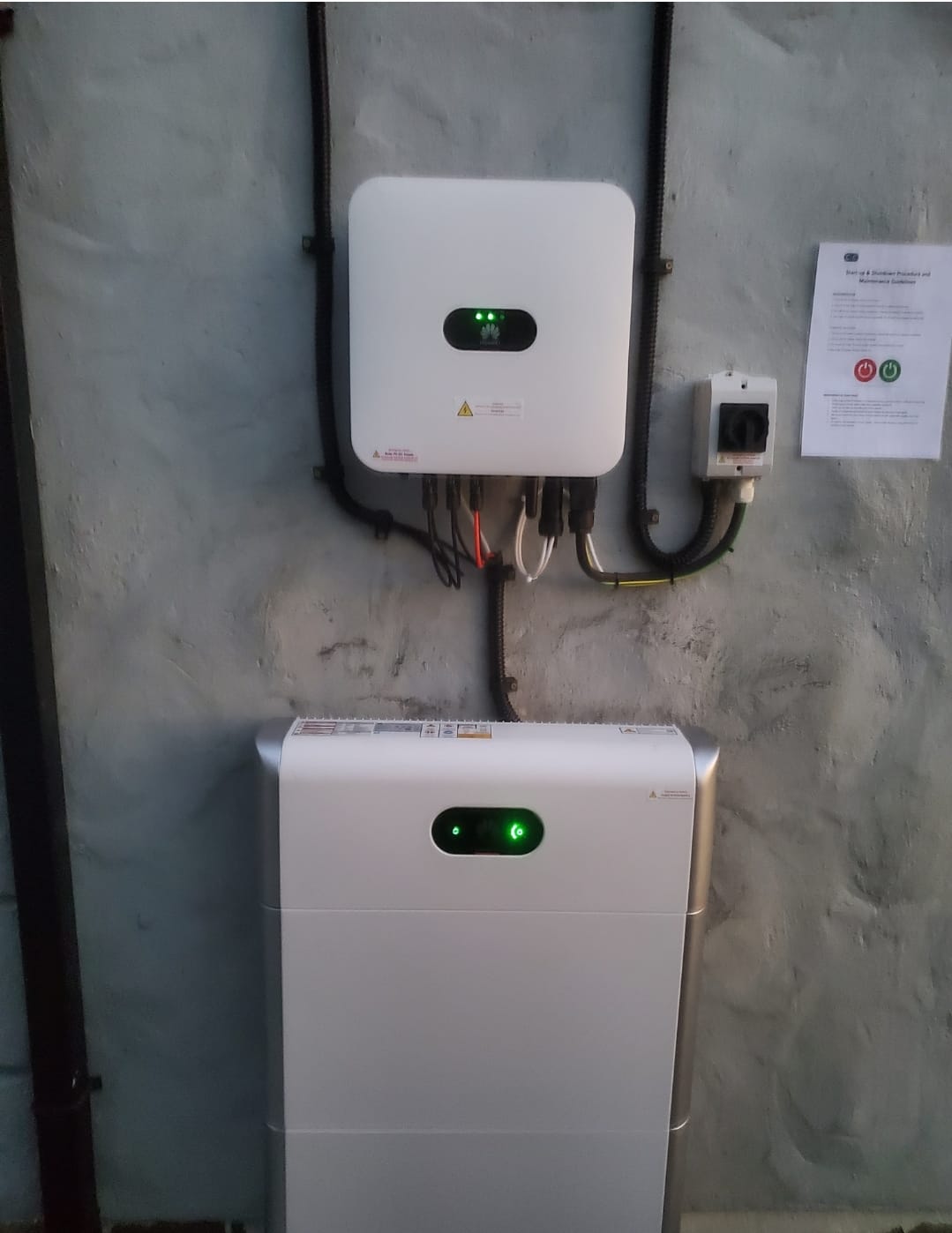 inverter + battery